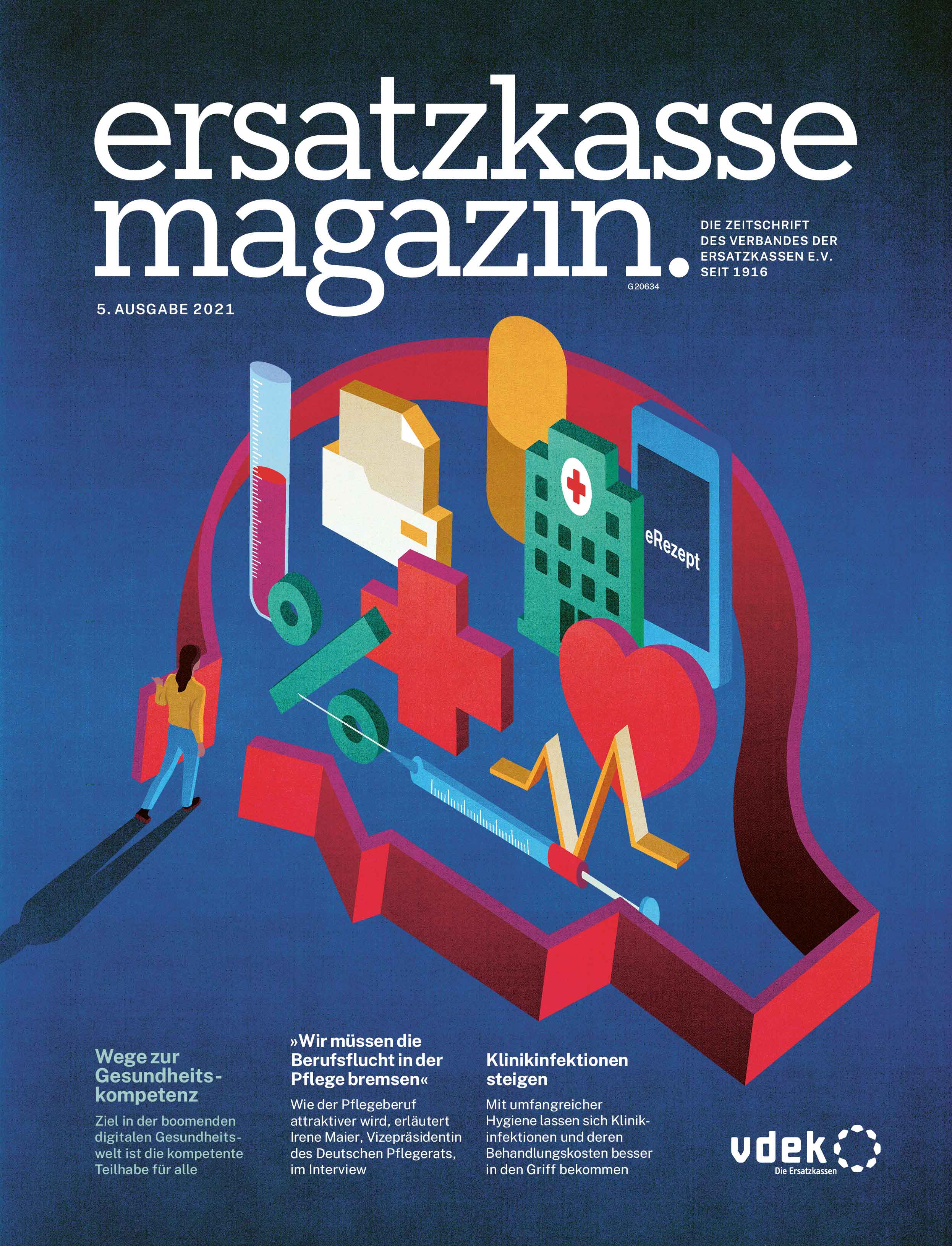 Titelblatt ersatzkasse magazin. (5. Ausgabe 2021)