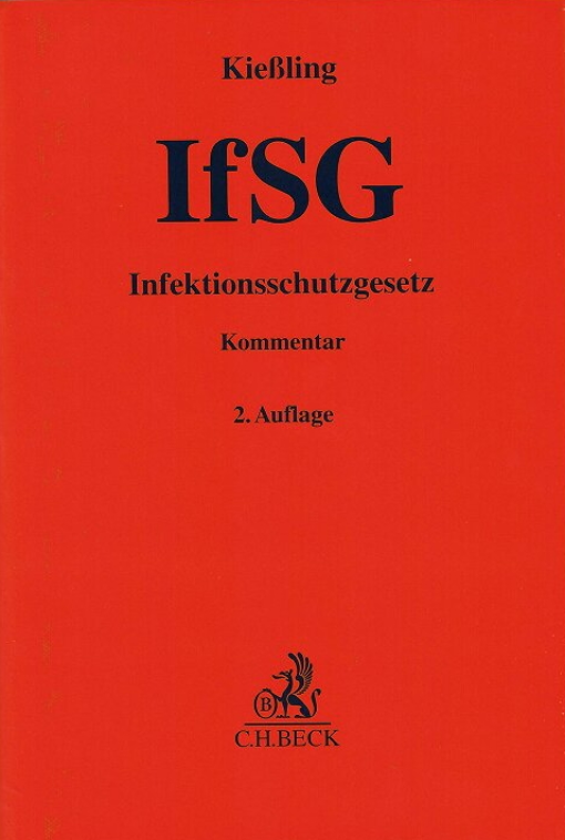 Buchcover: IfSG – Infektionsschutzgesetz 