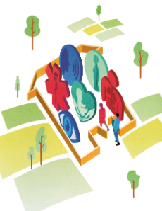 Illustration: Regionales Gesundheitszentrum