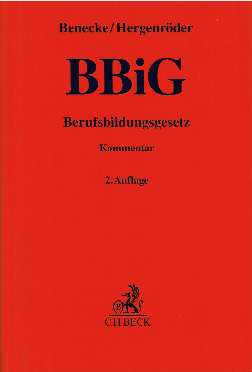 Buchcover: Berufsbildungsgesetz Buchcover: Berufsbildungsgesetz