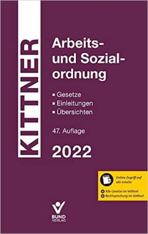 Buchcover: Arbeits- und Sozialordnung Buchcover: Arbeits- und Sozialordnung