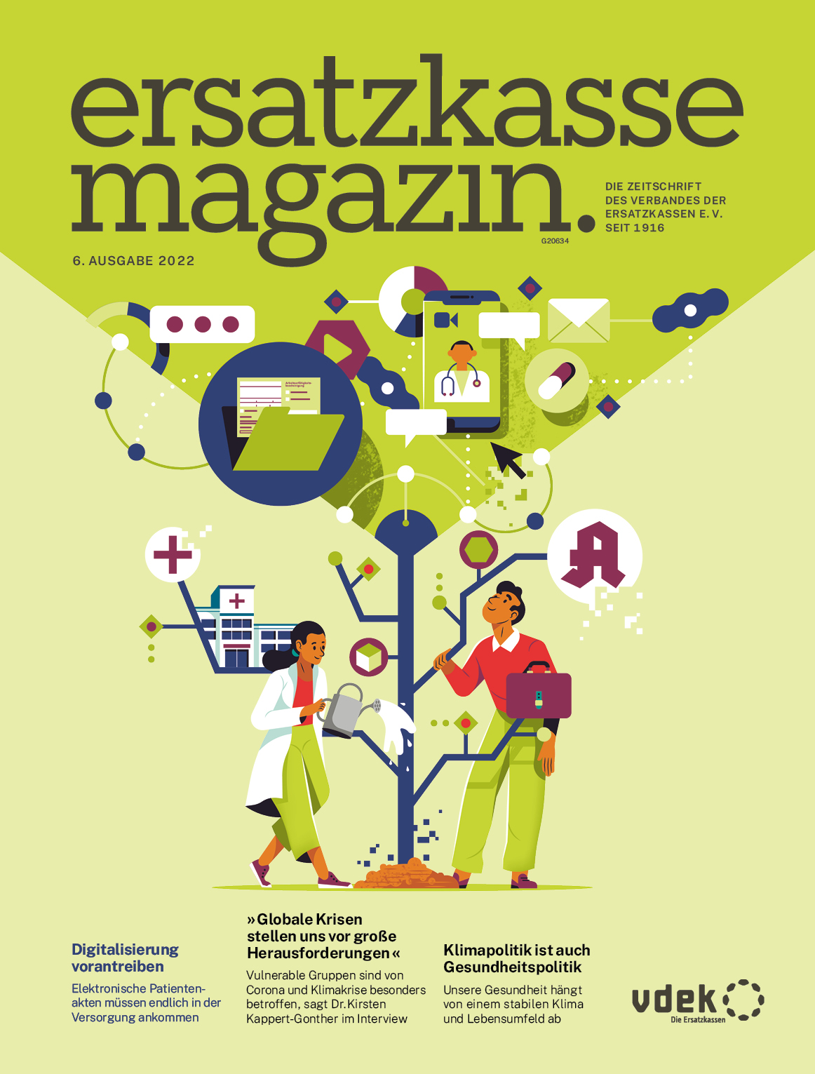 Titelblatt ersatzkasse magazin. (6. Ausgabe 2022)