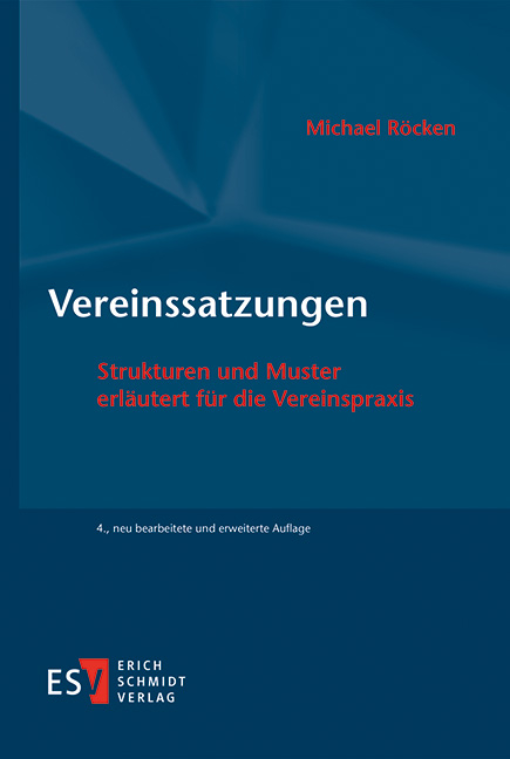Buchcover: Vereinssatzungen Buchcover: Vereinssatzungen