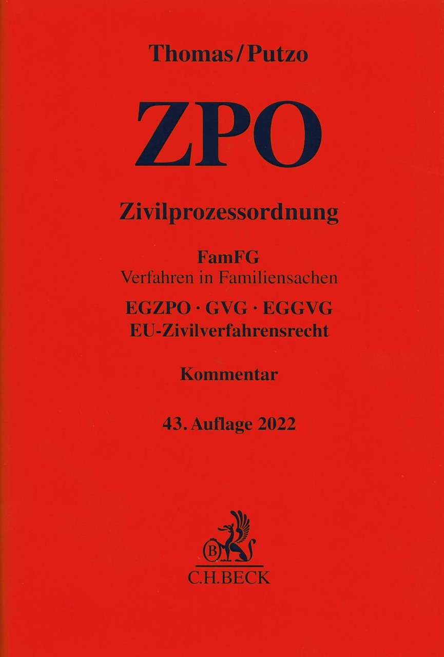 Buchcover: Zivilprozessordnung (ZPO) Buchcover: Zivilprozessordnung (ZPO)
