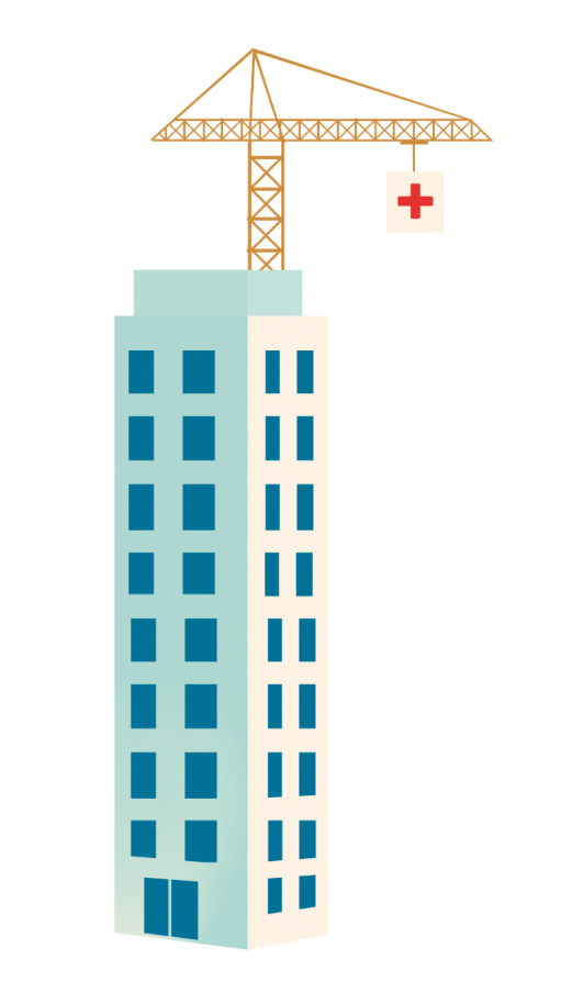 Illustration: Krankenhausversorgung