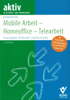 Buchcover: Mobile Arbeit – Homeoffice – Telearbeit