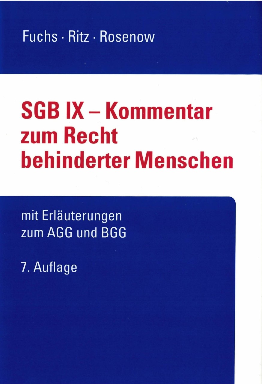 Buchcover: SGB IX Buchcover: SGB IX