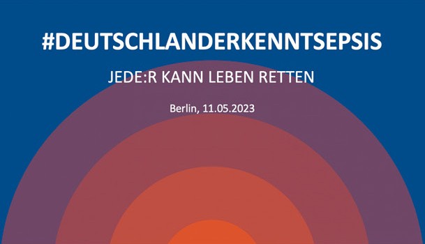 Logo der Konferenz: #DeutschlanderkenntSepsis – Jede:r kann Leben retten! Logo der Konferenz: #DeutschlanderkenntSepsis – Jede:r kann Leben retten!