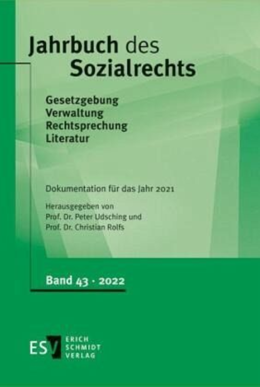 Buchcover: Jahrbuch des Sozialrechts