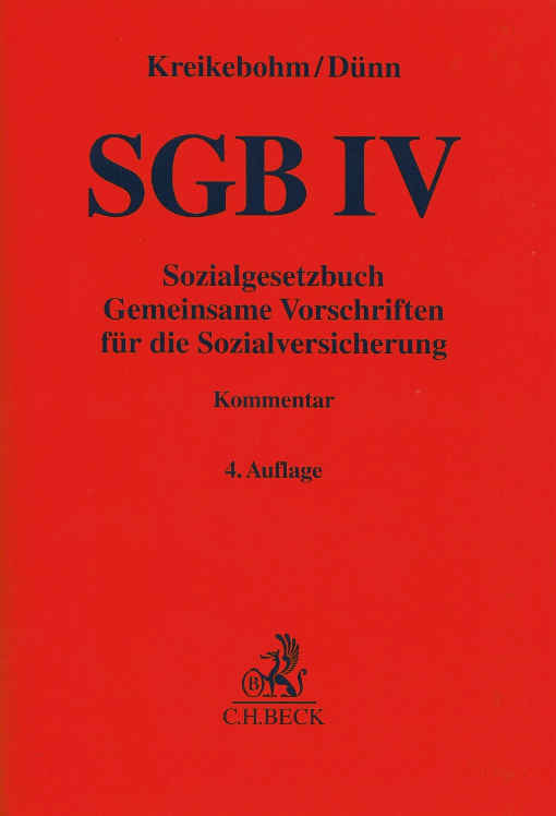 Buchcover: SGB IV