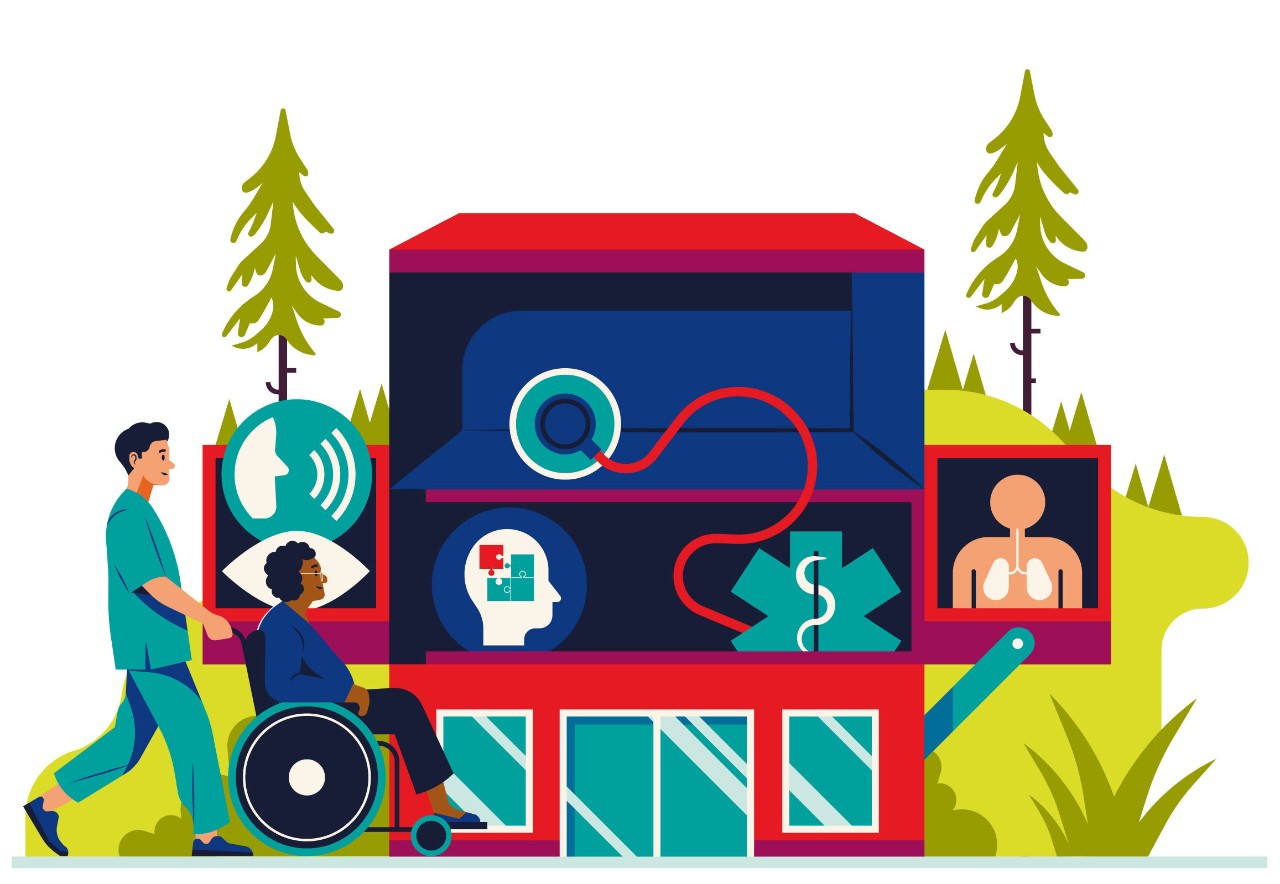 Illustration: Regionale Gesundheitszentren (RGZ) Illustration: Regionale Gesundheitszentren (RGZ)