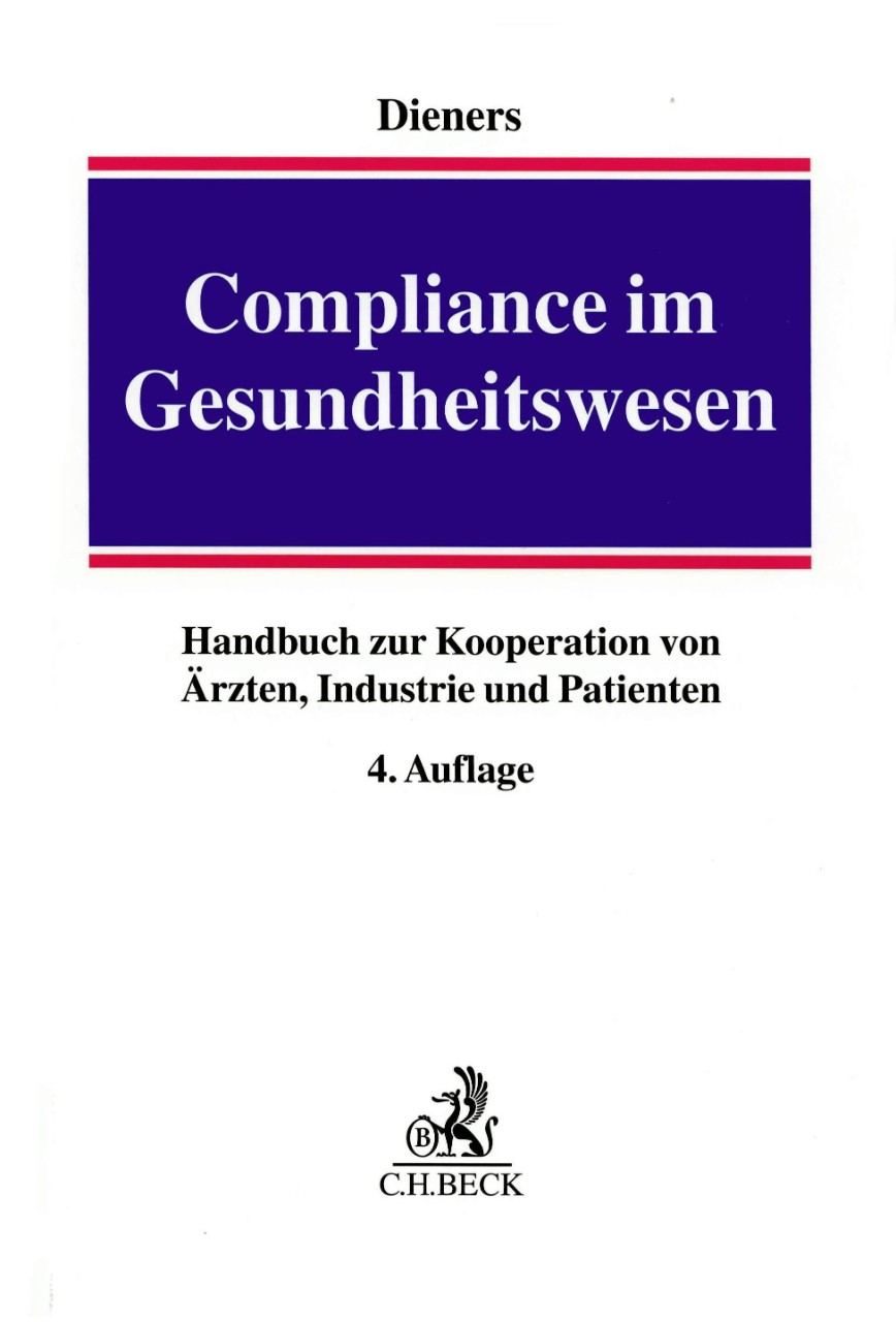 Buchcover: Compliance im Gesundheitswesen