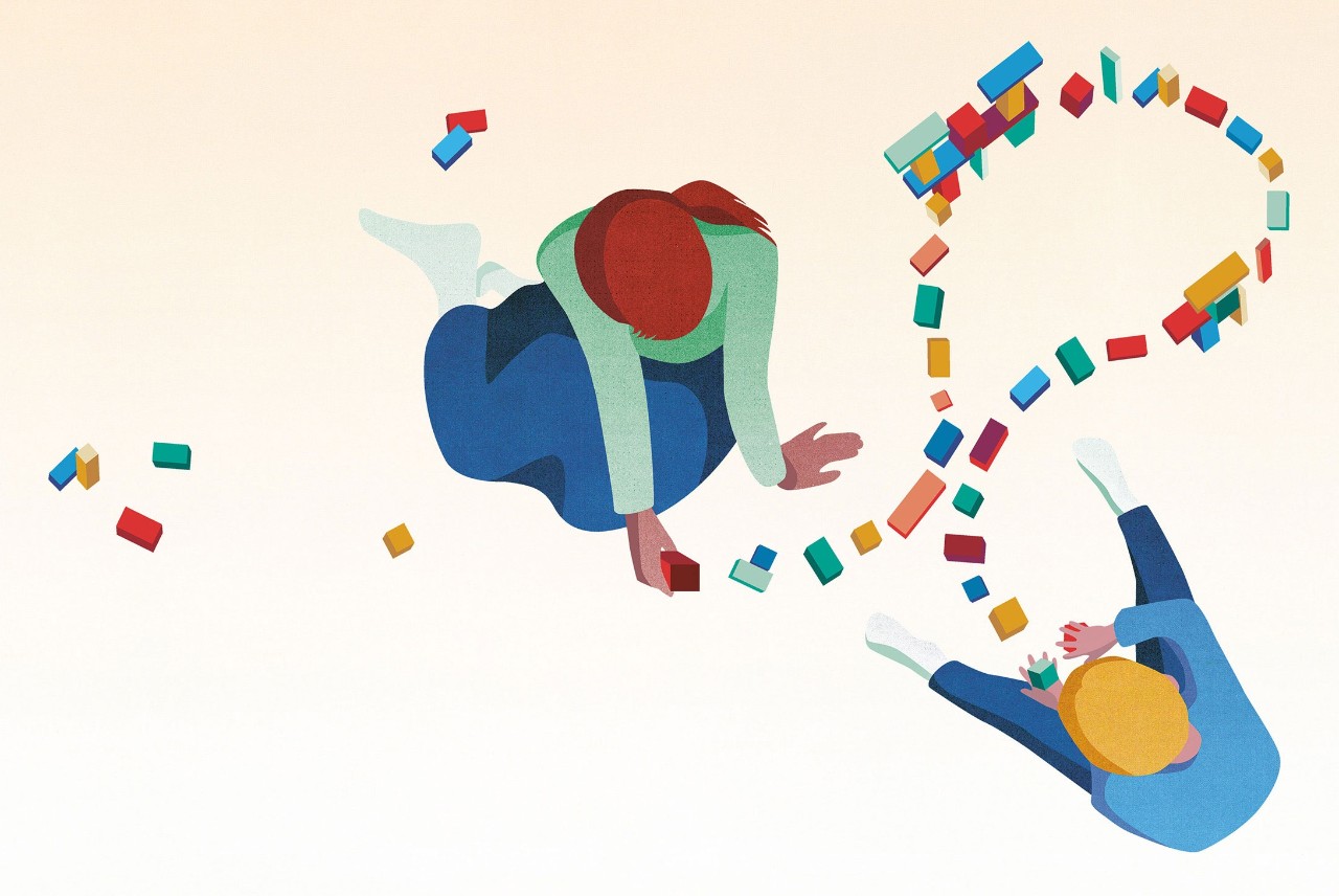 Illustration: Therapie bei Autismus Illustration: Therapie bei Autismus