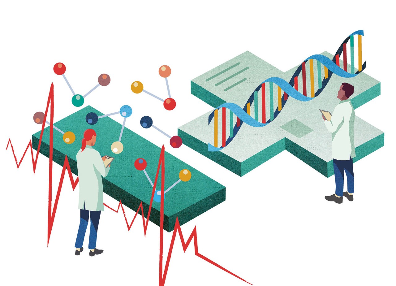 Illustration: Nutzung von Gesundheitsdaten Illustration: Nutzung von Gesundheitsdaten