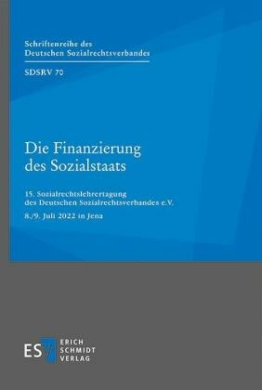 Buchcover: Finanzierung des Sozialstaats