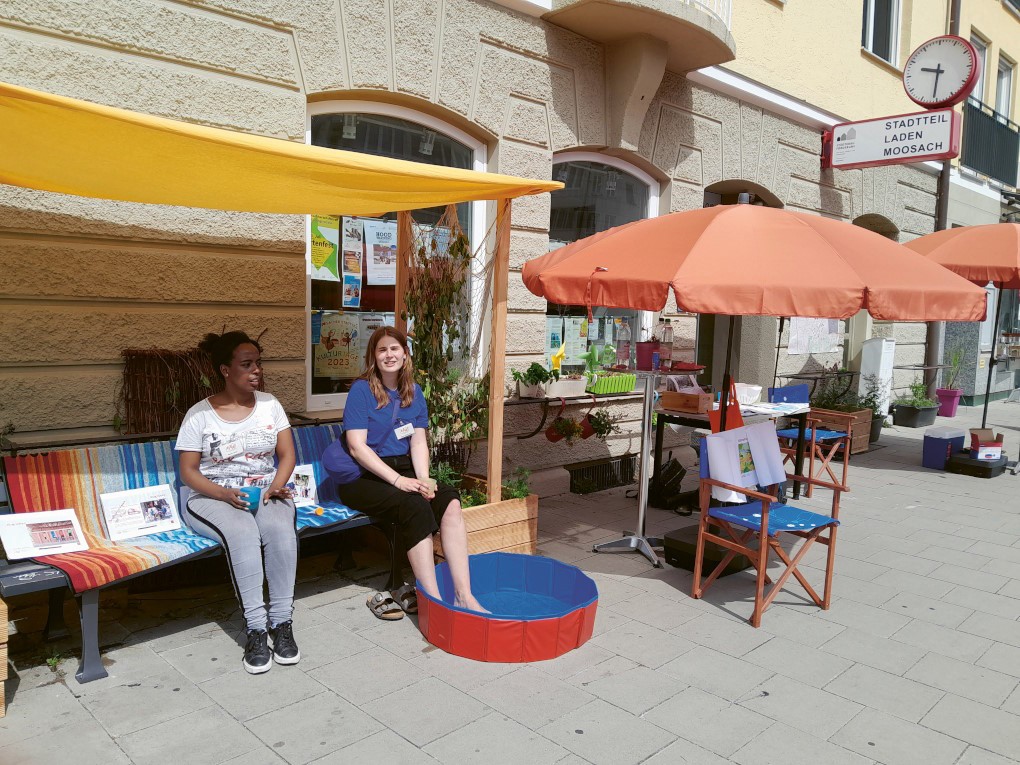 Verein MAGs – München Aktiv für Gesundheit baut mit „Hitzefrei in Münchner Quartieren“