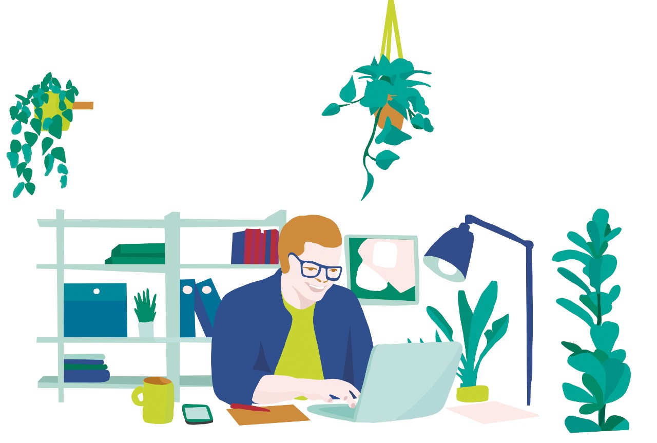 Illustration: Homeoffice