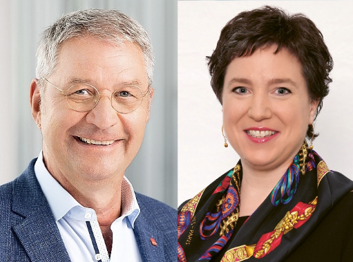 Uwe Klemens (vdek-Verbandsvorsitzender) und Dr. Susanne Wagenmann (Leiterin Abteilung Soziale Sicherung bei der Bundesvereinigung Deutscher Arbeitgeberverbände)