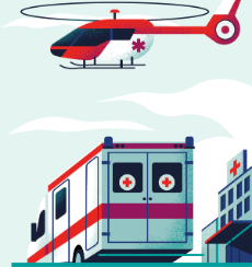 Illustration: Rettungsdienst