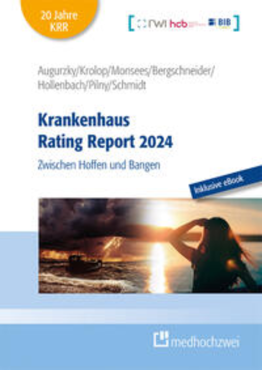 Buchcover: Krankenhaus Rating Report 2024 Buchcover: Krankenhaus Rating Report 2024