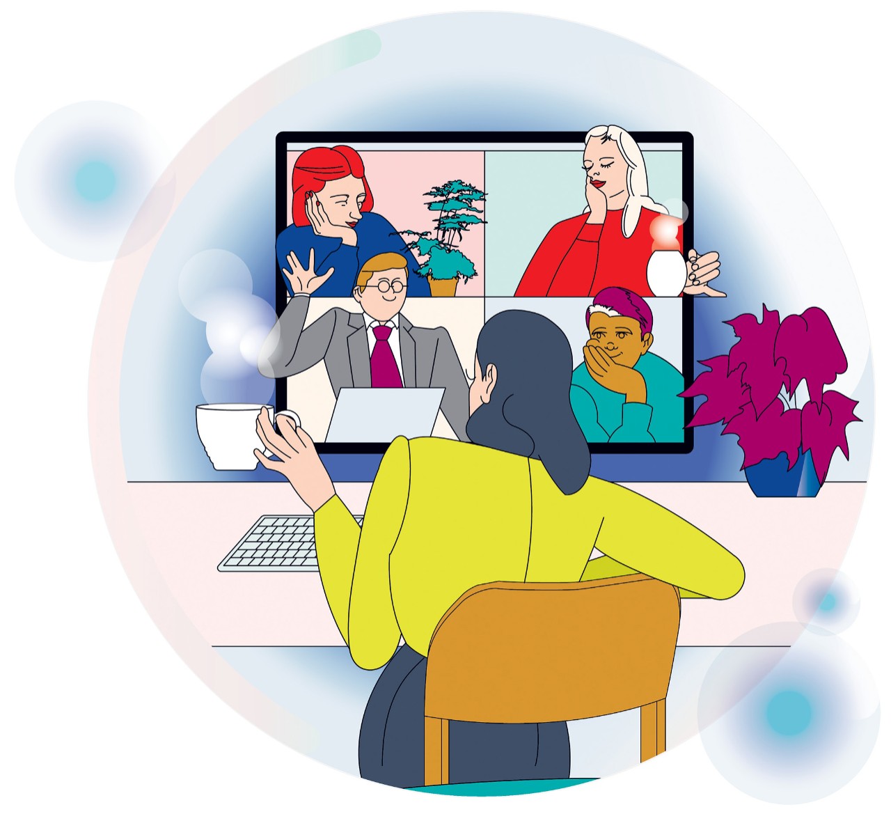 Illustration: Homeoffice
