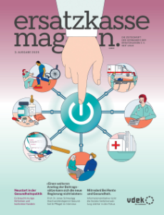 Titelblatt ersatzkasse magazin. (3. Ausgabe 2025)