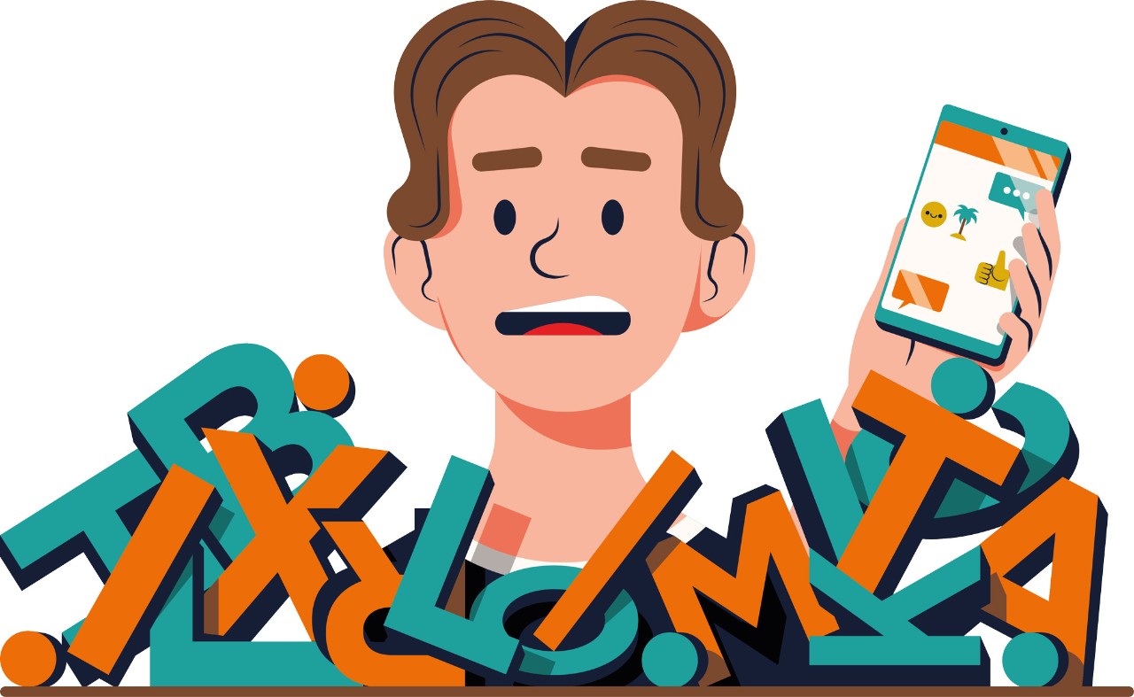 Illustration: Sprachentwicklung bei Jugendlichen