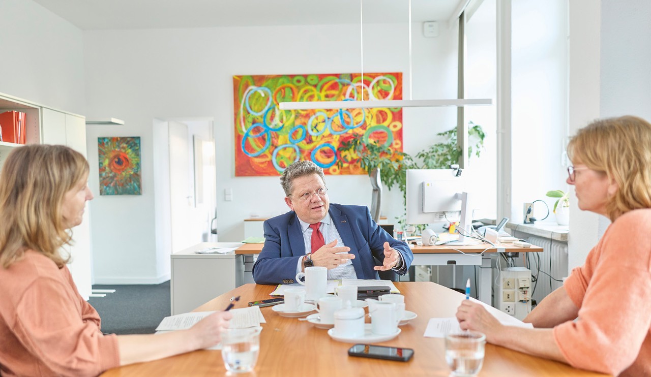 Michaela Gottfried und Annette Kessen im Interview mit Andreas Philippi