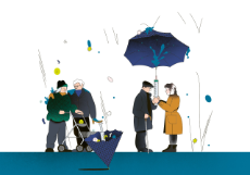 Illustration: Grippeimpfung