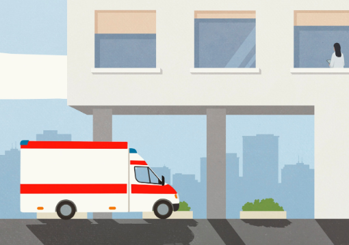 Illustration: Rettungswagen