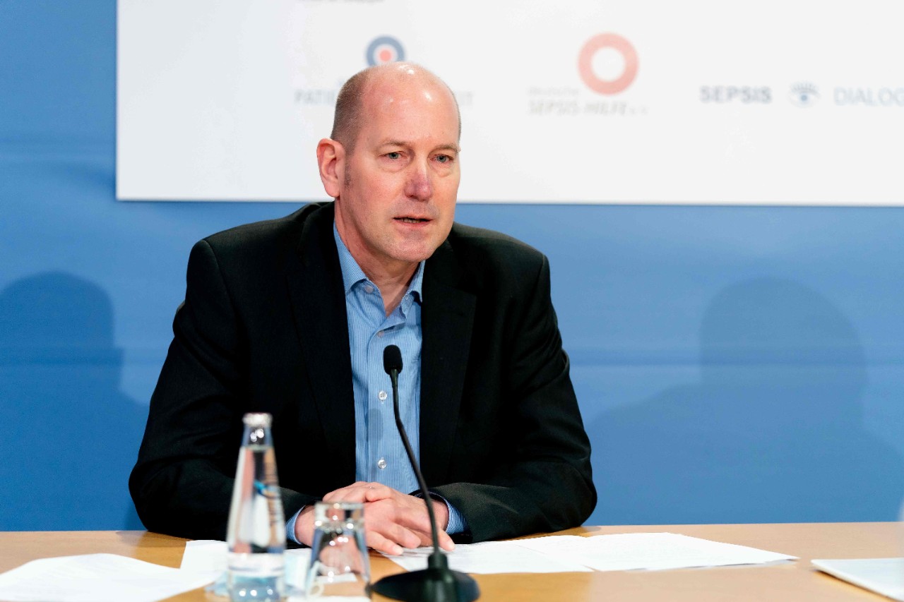Pressekonferenz #DeutschlandErkenntSepsis: Arne Trumann, 2. stellvertretender Vorsitzender der Sepsis-Hilfe