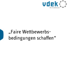 Deckblatt vdek-Positionspapier "Faire Wettbewerbsbedingungen schaffen" Deckblatt vdek-Positionspapier "Faire Wettbewerbsbedingungen schaffen"