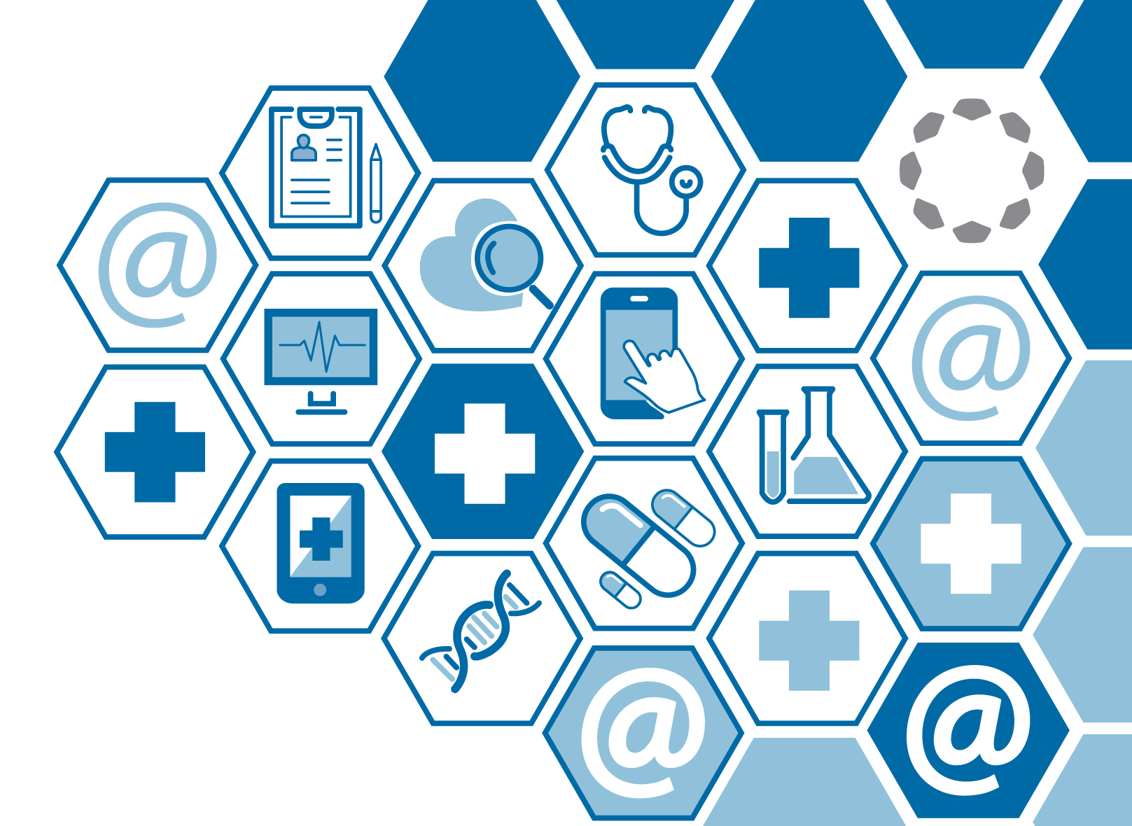 Illustration zum vdek-Zukunftsforum 2018 - Digitalisierung im Gesundheitswesen