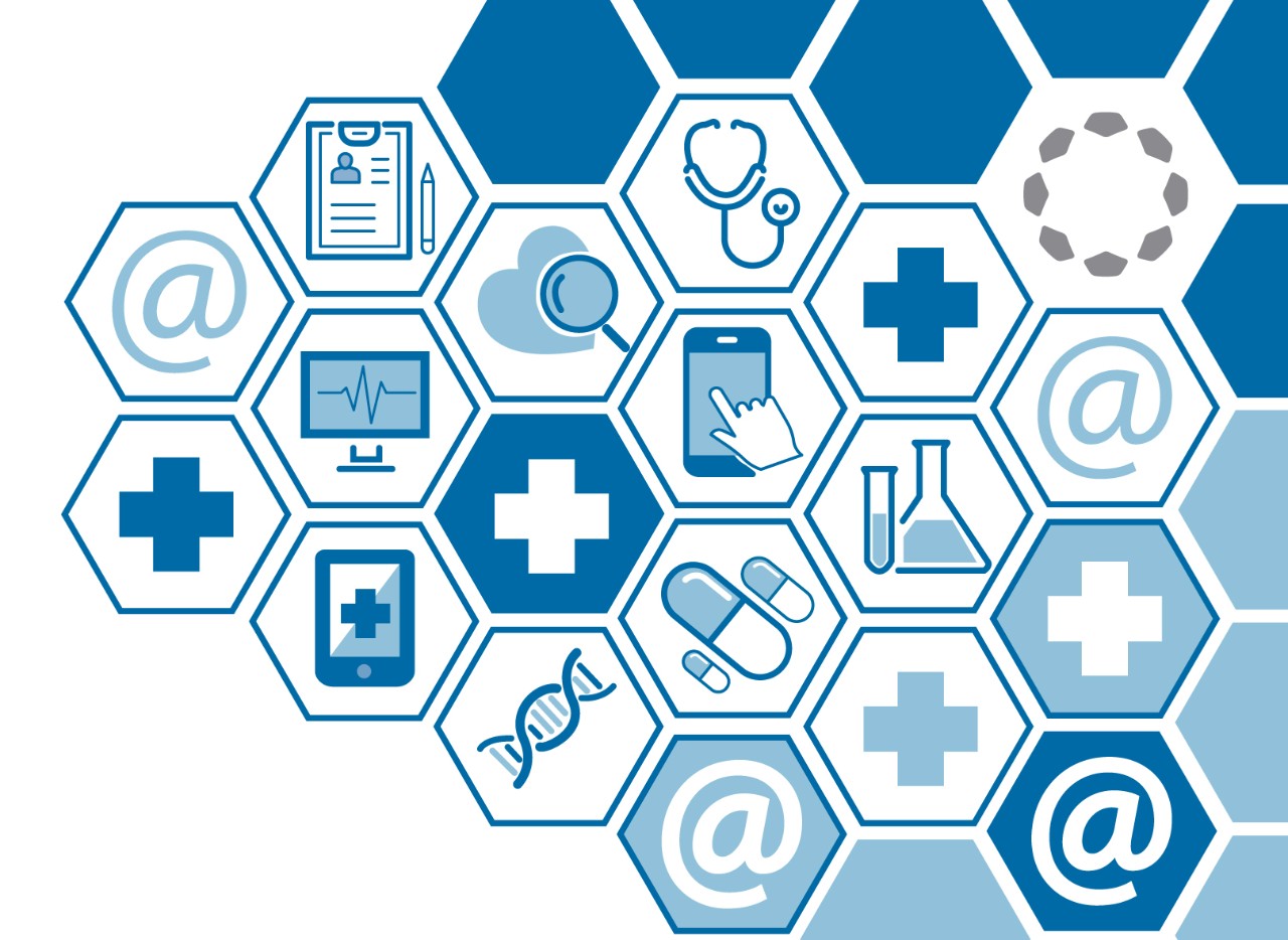 Illustration zum vdek-Zukunftsforum 2018 - Digitalisierung im Gesundheitswesen Illustration zum vdek-Zukunftsforum 2018 - Digitalisierung im Gesundheitswesen