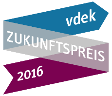 Logo des vdek-Zukunftspreis 2016