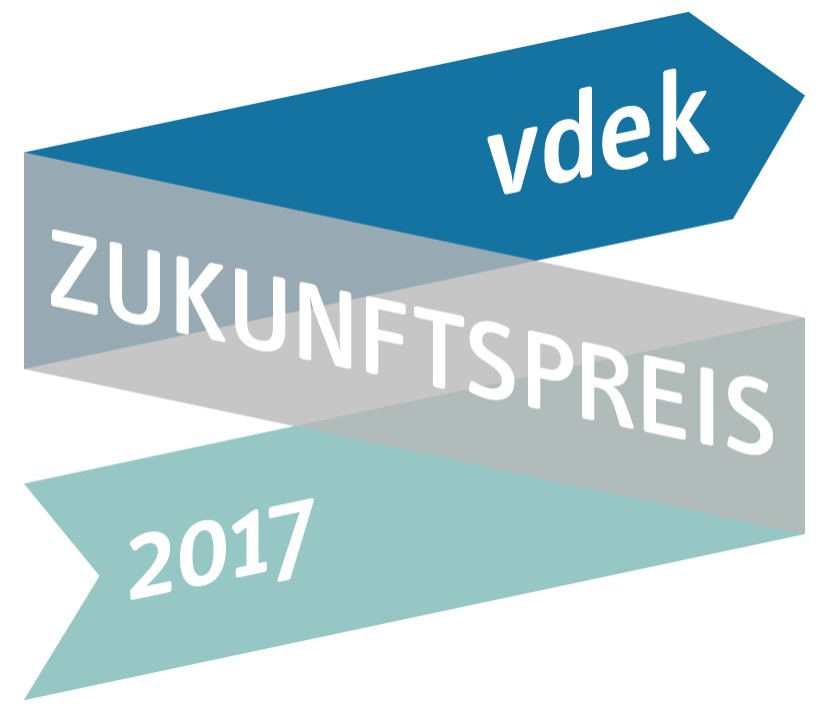 Logo mit Schriftzug vdek-Zukunftspreis 2017