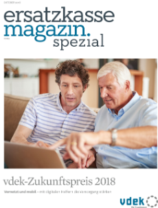 Cover vdek-Sonderbeilage ersatzkasse magazin. 10-2018