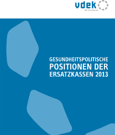 Cover der Broschüre zu vdek-Positionen 2013