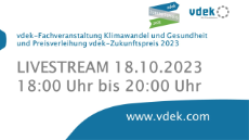 Titelbild Livestream „Klimawandel und Gesundheit“