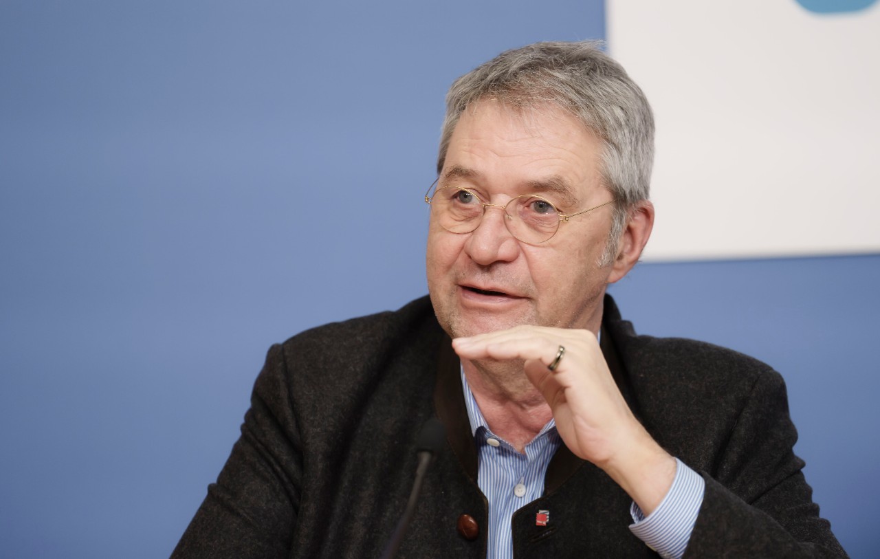 Uwe Klemens (vdek-Verbandsvorsitzender) auf der vdek-Neujahrs-Pressekonferenz 2024