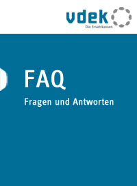 Dokumenten-Cover mit der Aufschrift "FAQ - Fragen und Antworten"