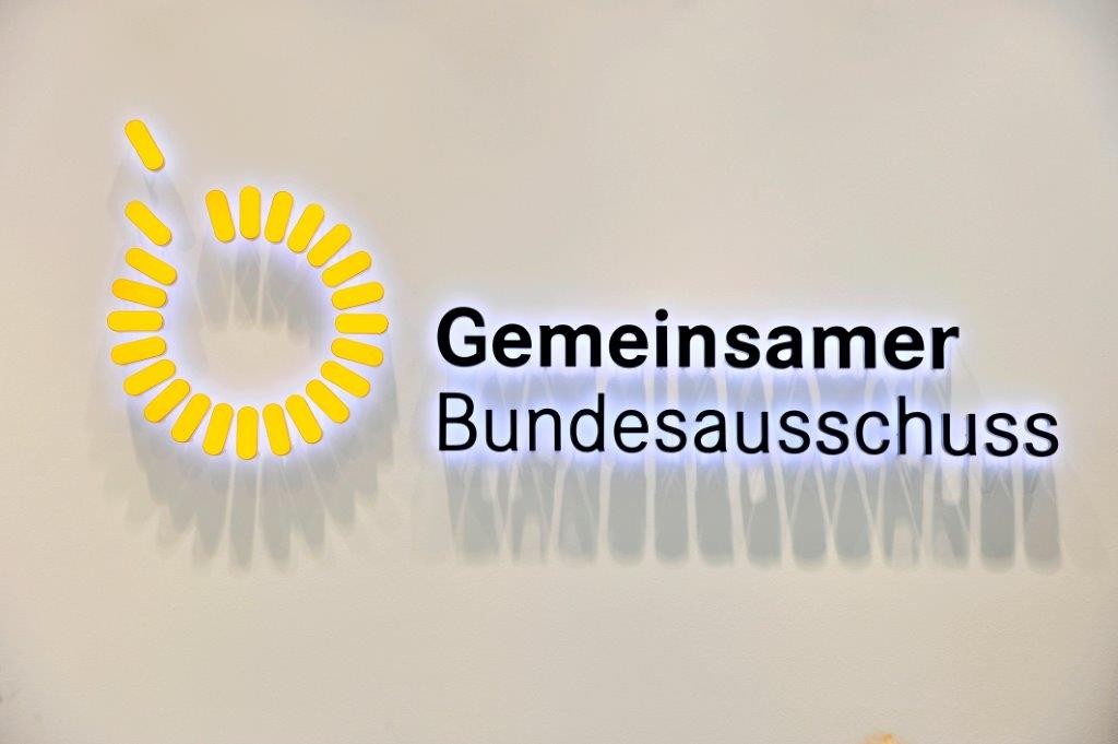 Logo Gemeinsamer Bundesausschuss (GBA) Logo Gemeinsamer Bundesausschuss (GBA)