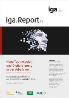 iga.Report 41, Titel: Neue Technologien und Digitalisierung der Arbeitswelt. © pinkeyes - stock.adobe.com