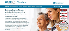 Startseite der Webseite pflegelotse.de