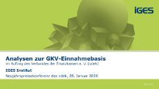 Titelblatt: Analysen zur GKV-Einnahmebasis