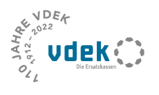 Logo: 110 Jahre vdek Logo: 110 Jahre vdek