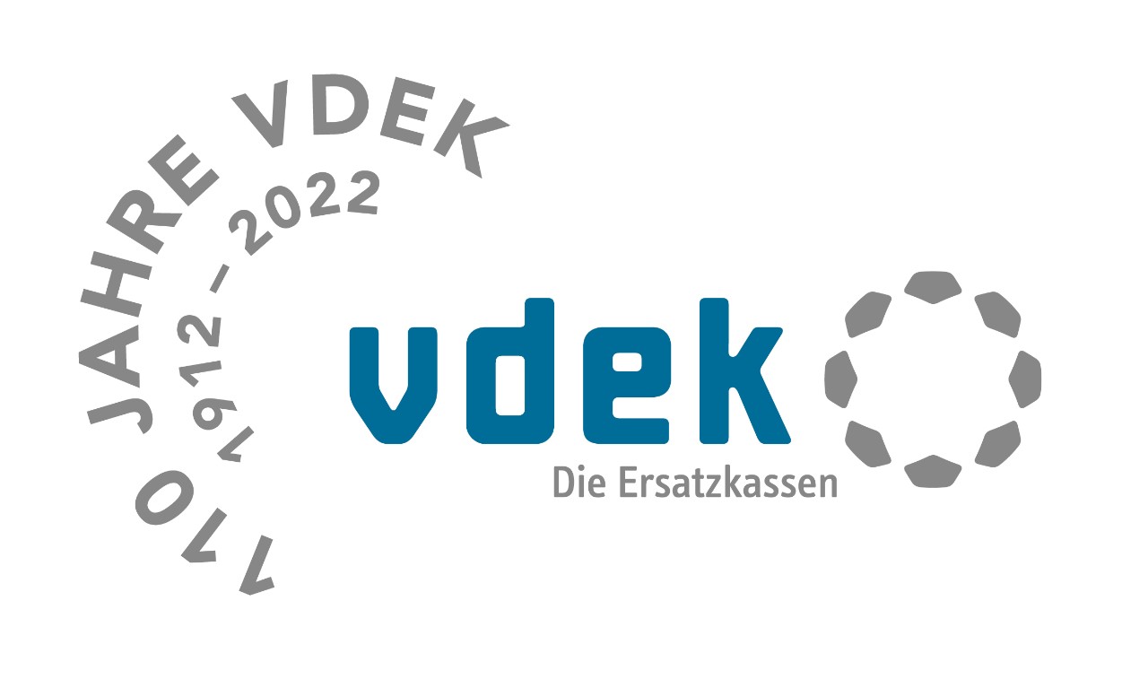 Logo: 110 Jahre vdek Logo: 110 Jahre vdek