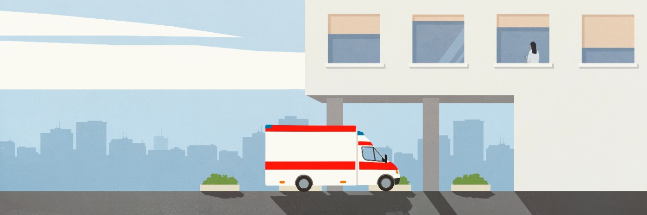 Illustration: Rettungswagen