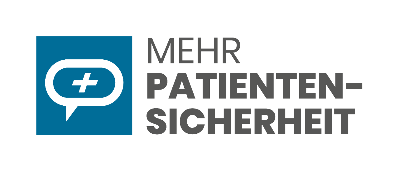 Logo: Mehr Patientensicherheit Logo: Mehr Patientensicherheit