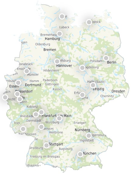 Interaktive Karte zur Mindestmengenversorgung Interaktive Karte zur Mindestmengenversorgung